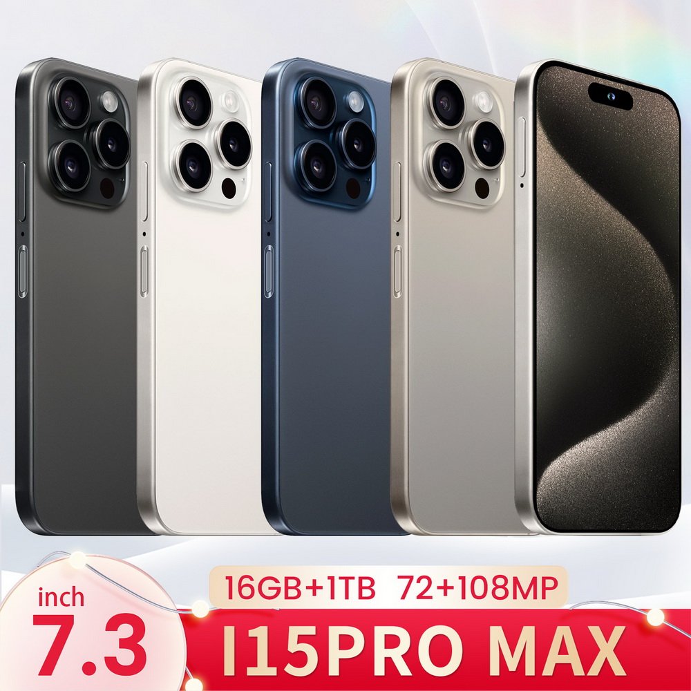 2024 New Arrival HD 5G Game Smart Island Capsule Screen Smart Phone Fingerprints Unlocking Facial Recognition Mobile Phone